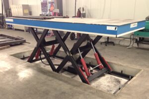 Dźwignik nożycowy hydrauliczny platformowy