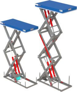 2-3-nożycowe platformy hydrauliczne podnosniki